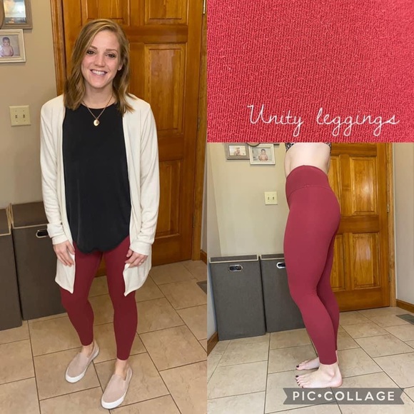 Maroon Unity Legging - size 4 - brand new - always sold out! - Picture 2 of 2